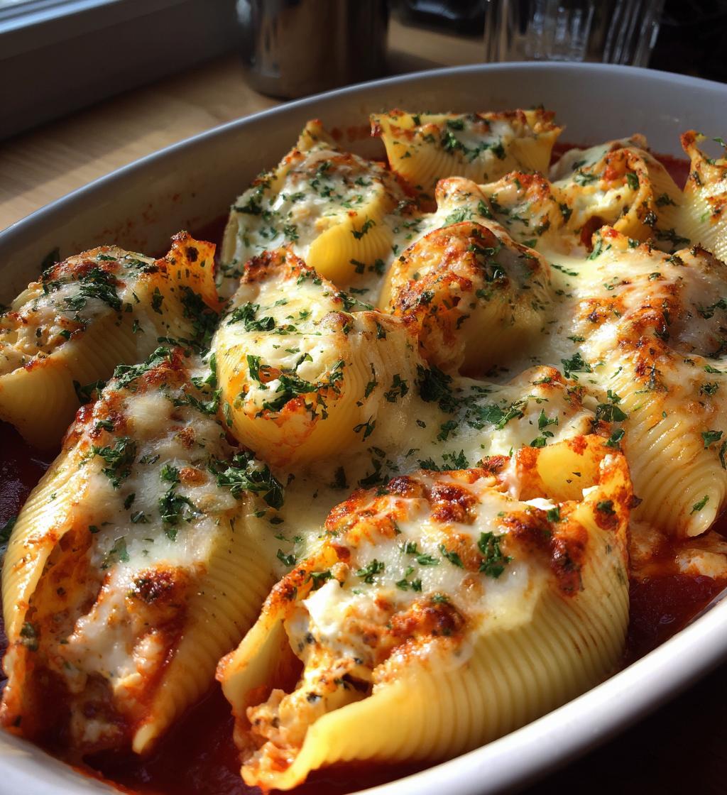 seafood stuffed shells recipe - detail 1