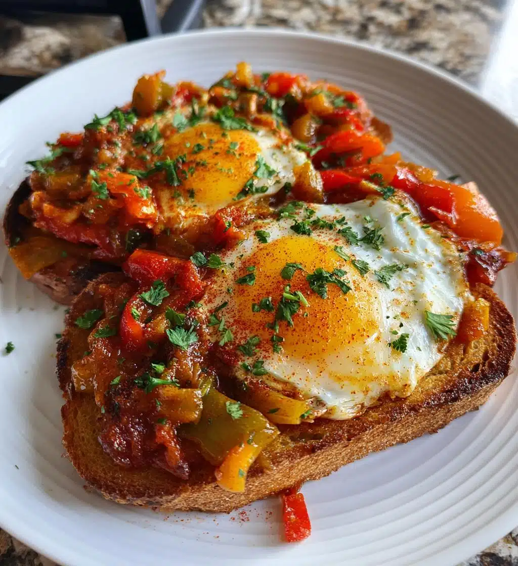 shakshouka toast recipe delicious breakfast option - detail 1