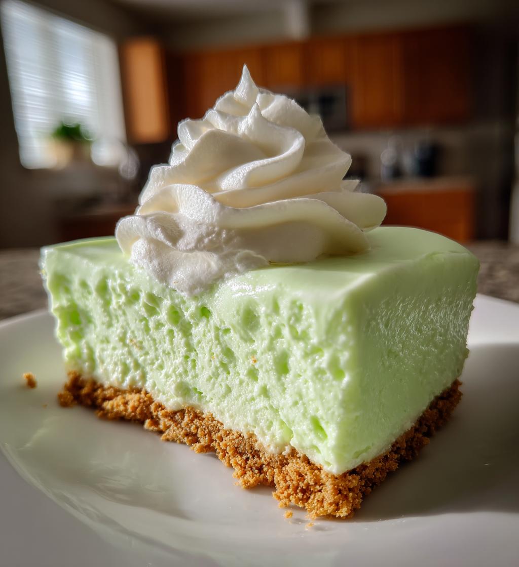 shamrock cheesecake fluff - detail 1