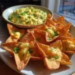 shamrock chips with pot o gold dip