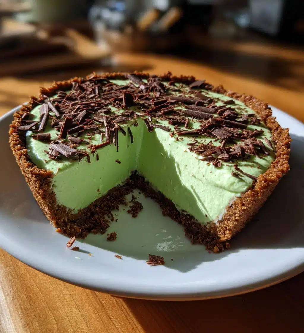 shamrock cream pie - detail 1
