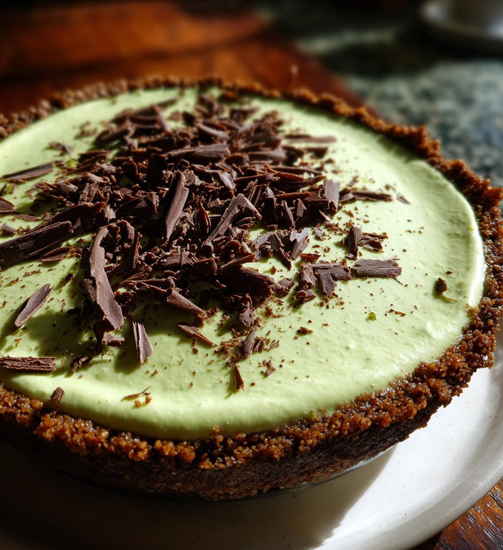 shamrock cream pie