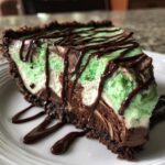 shamrock swirl pie