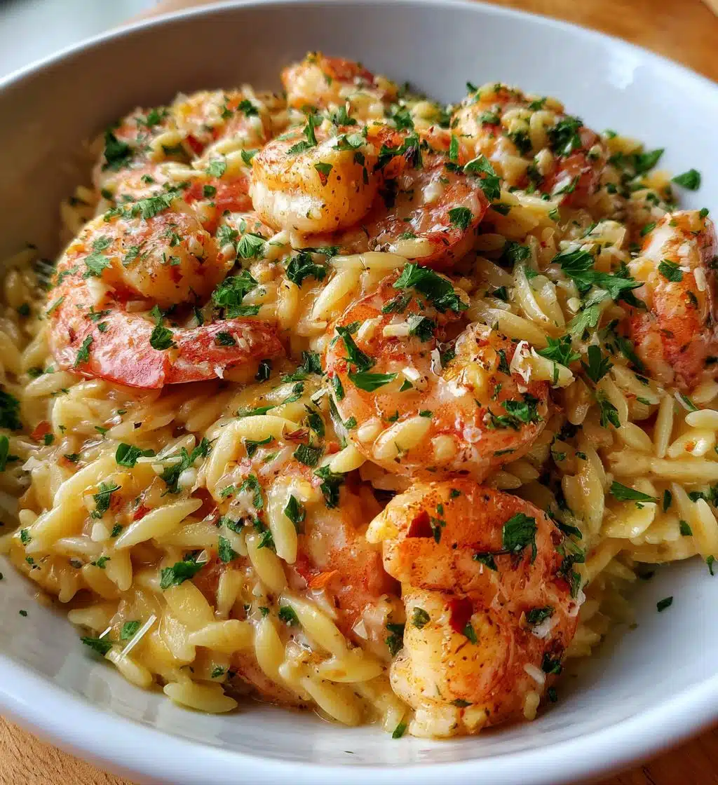 shrimp orzo a simple creamy delight - detail 1