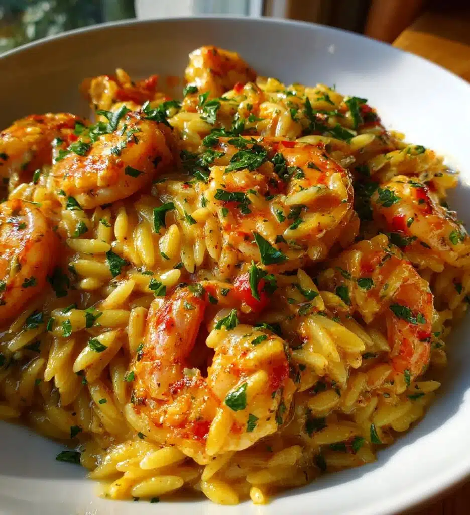shrimp orzo a simple creamy delight