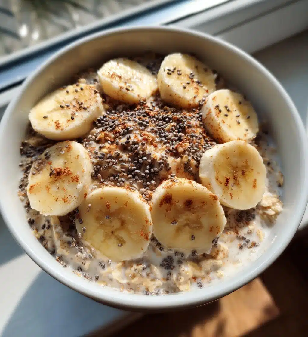 simple vegan overnight oats - detail 1