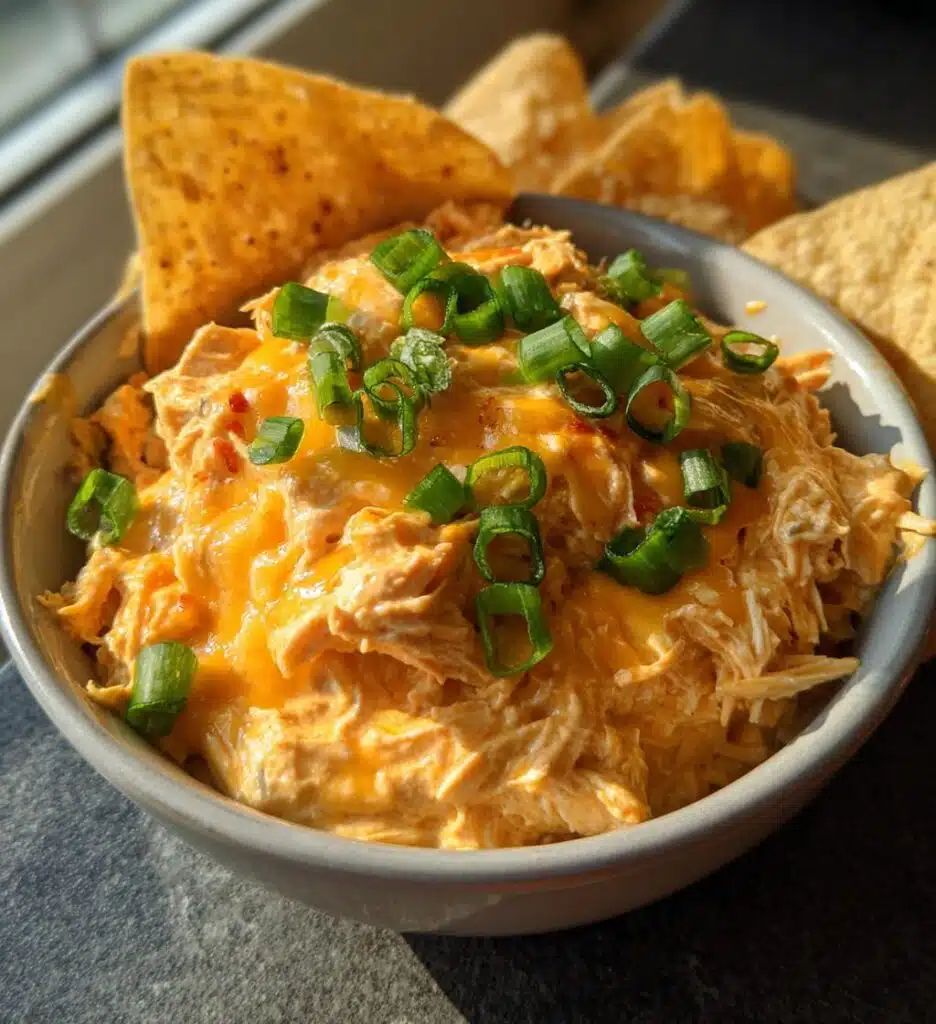 slow cooker buffalo chicken dip
