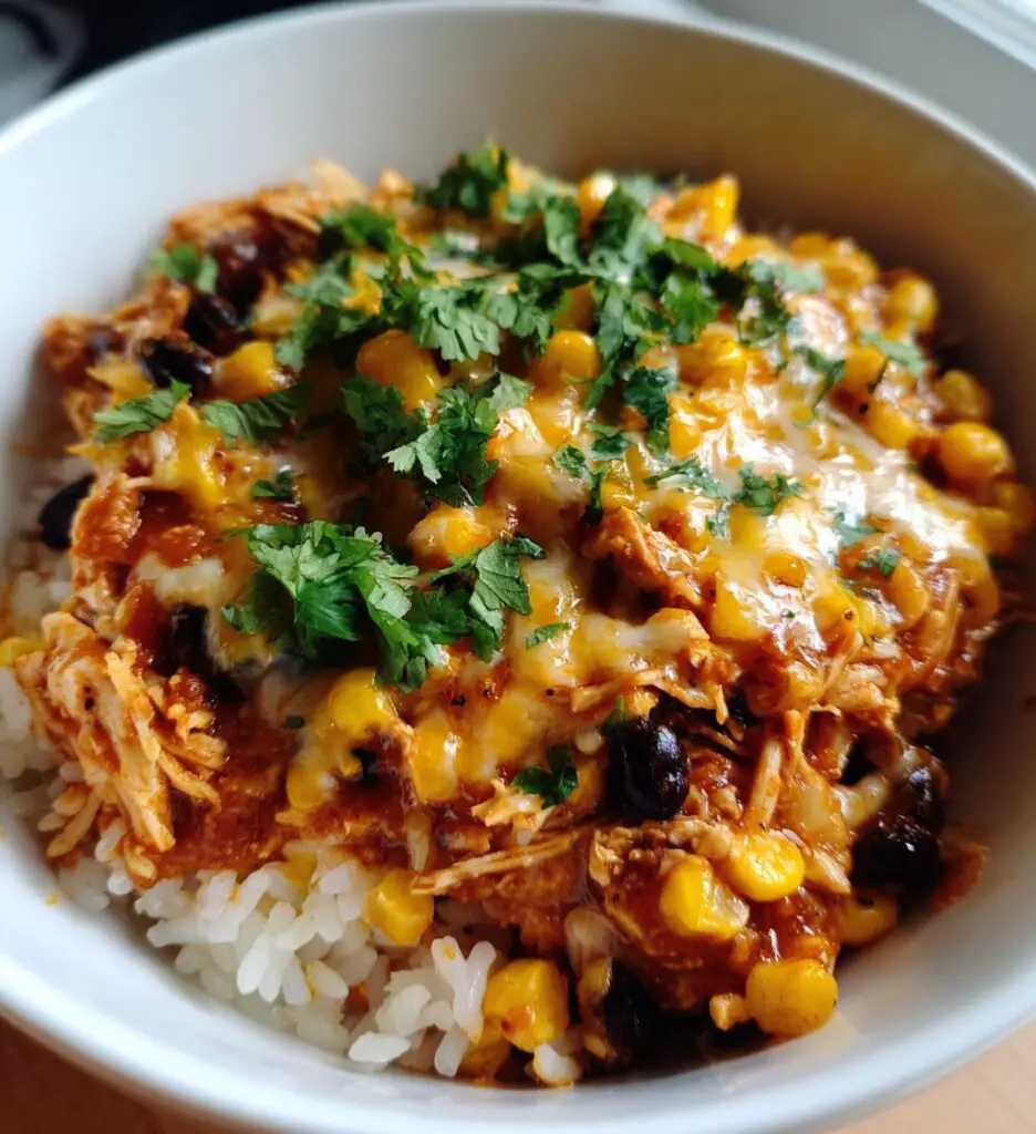 slow cooker chicken burrito bowl recipe