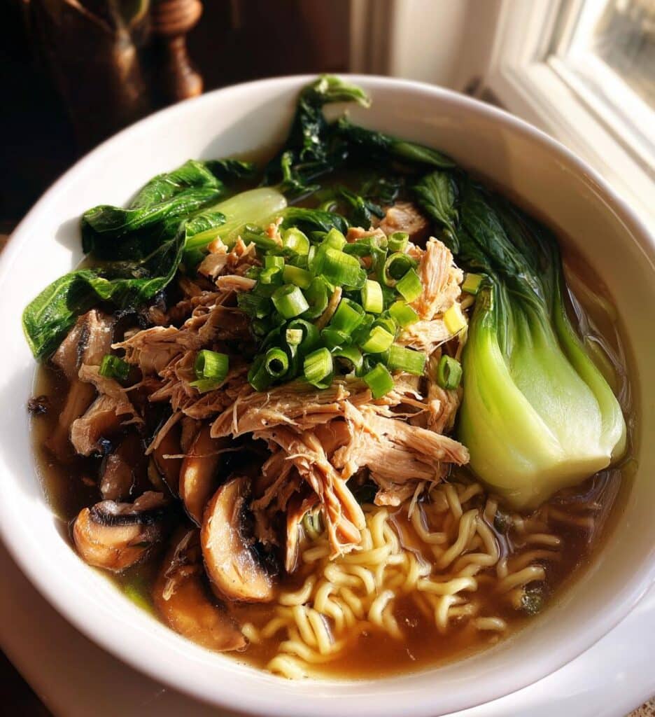 slow cooker chicken ramen