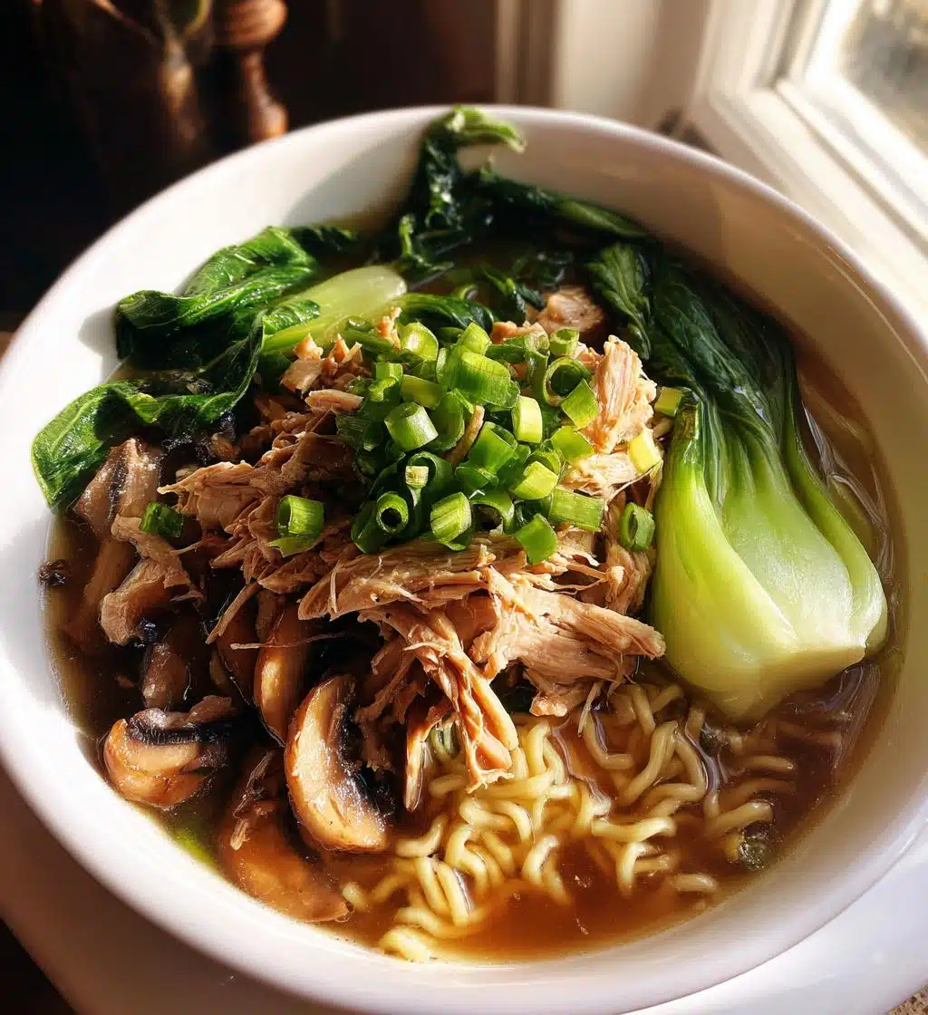 slow cooker chicken ramen