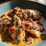 slow cooker creamy tomato basil chicken