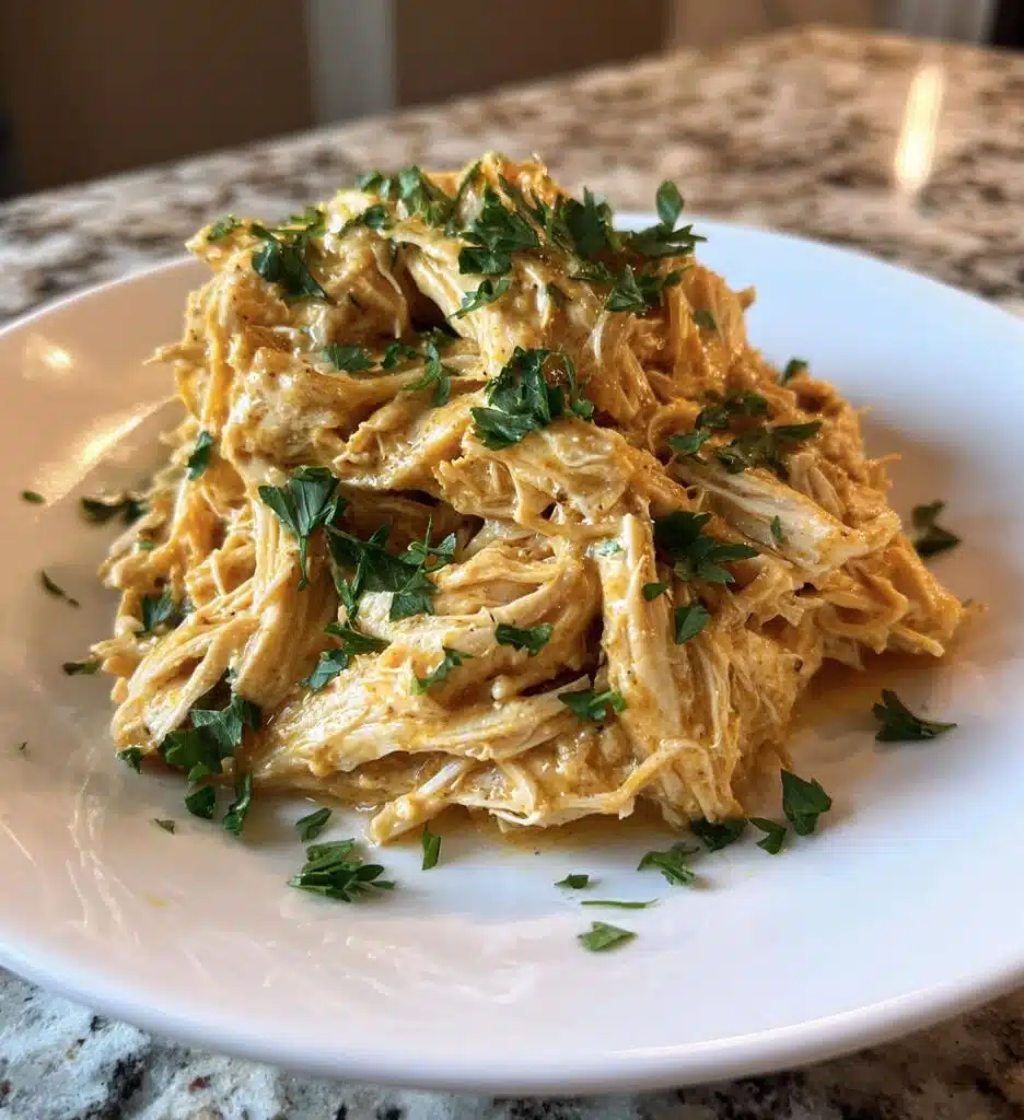 slow cooker garlic parmesan chicken