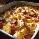 smoked sausage and potato bake
