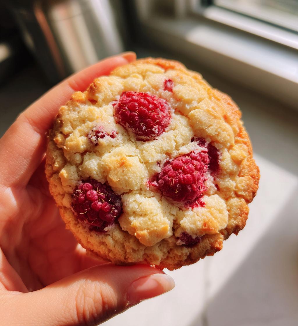 soft and chewy raspberry sugar cookies - detail 1