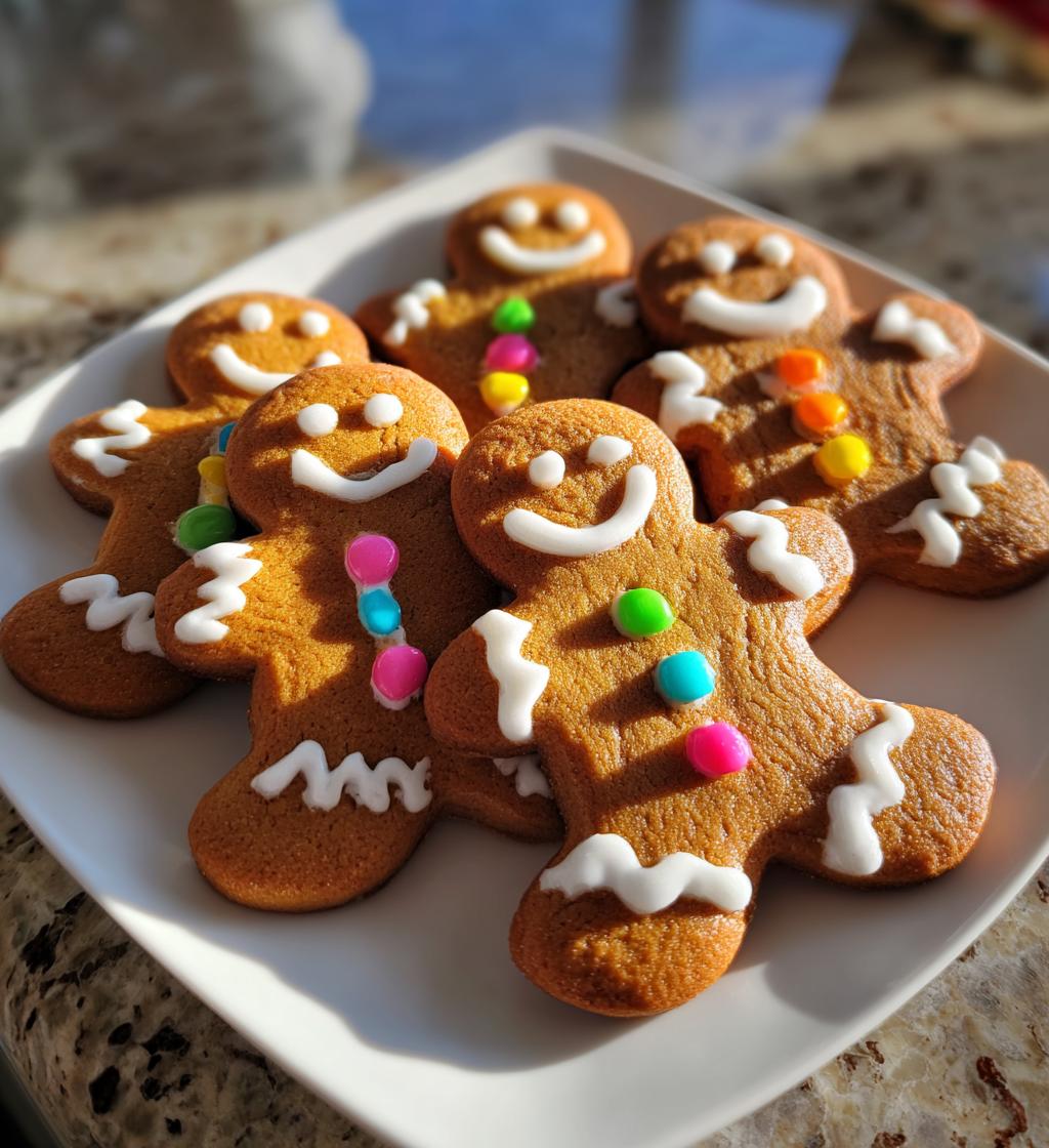 soft chewy gingerbread men cookies