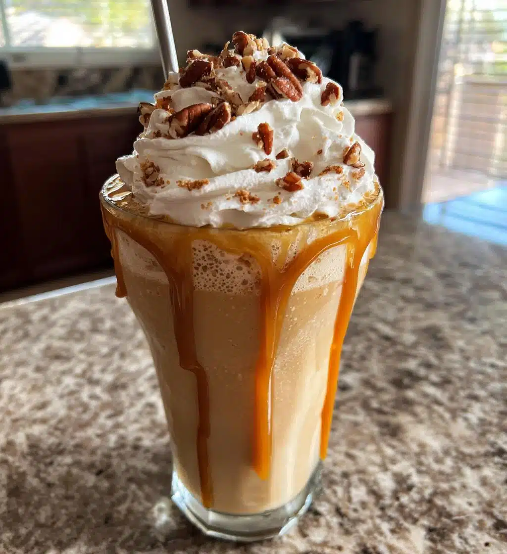 southern caramel pecan pie milkshake recipe - detail 1