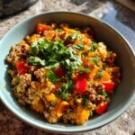 spicy cauliflower rice with ground turkey