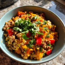 Spicy Cauliflower Rice with Ground Turkey: 7 Flavorful Steps