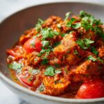 spicy red lentil curry