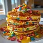 st patricks day lucky charms pancakes