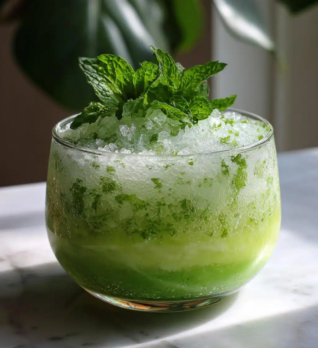st patricks day mojito sherbet punch recipe - detail 1