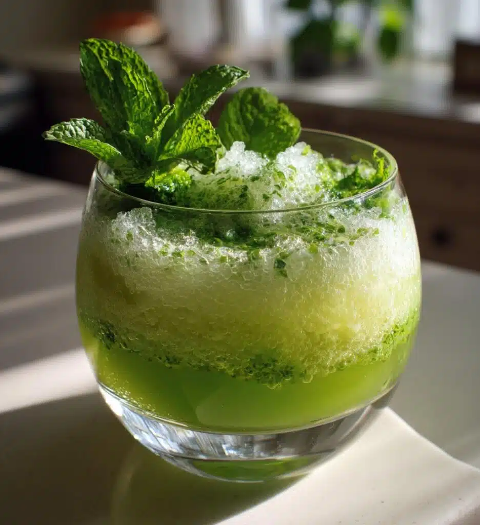 st patricks day mojito sherbet punch recipe