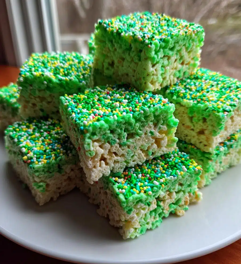 st patricks day rice krispies treats recipe - detail 1