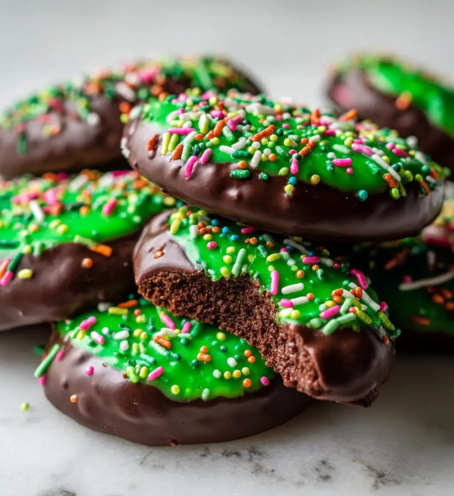 st patricks day wafer treats