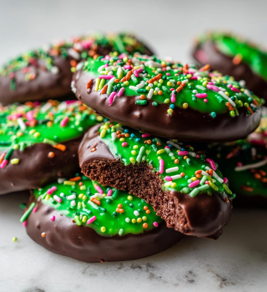 st patricks day wafer treats