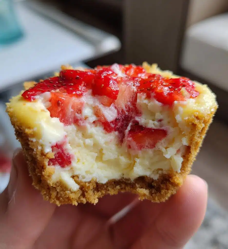 strawberry cheesecake cupcakes