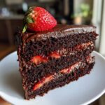 strawberry chocolate cake