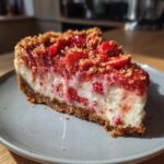 strawberry crunch cheesecake