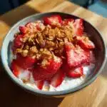 strawberry crunch cheesecake salad