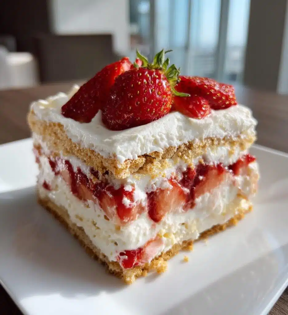 strawberry dream icebox cake