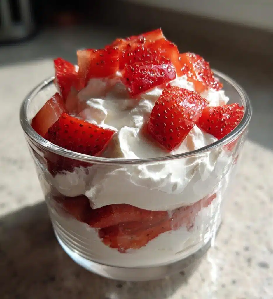 strawberry fool an easy valentines dessert