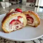strawberry shortcake cheesecake rolls recipe