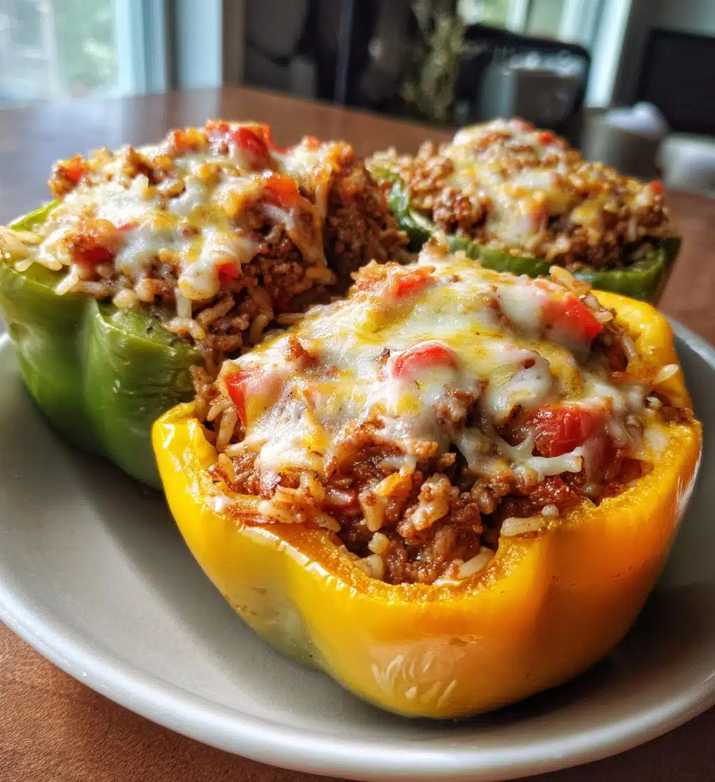 stuffed bell peppers - detail 1
