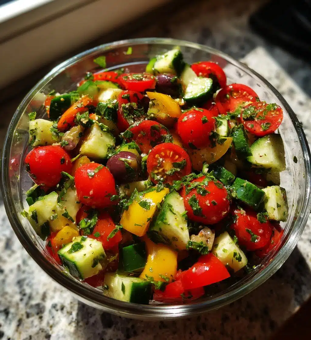summer vegan pasta salad - detail 1