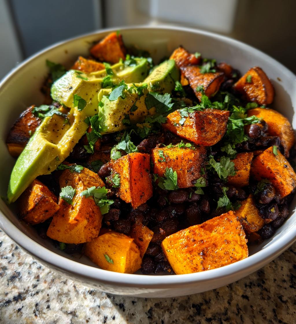 sweet potato black bean power bowls