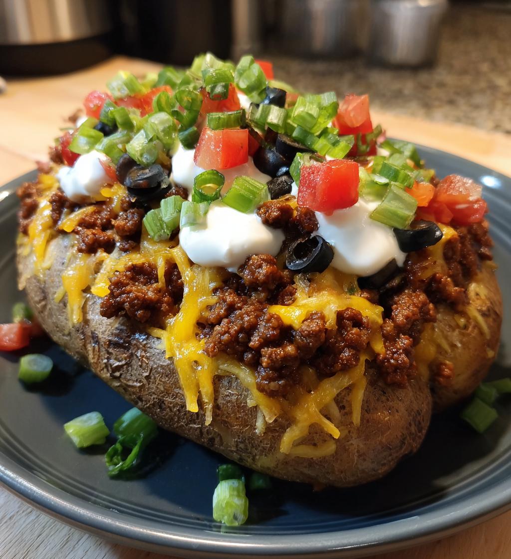 taco stuffed baked potatoes recipe - detail 1