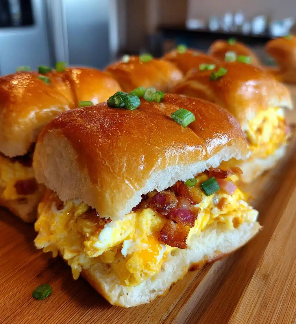 tasty hawaiian roll breakfast sandwiches recipe - detail 1