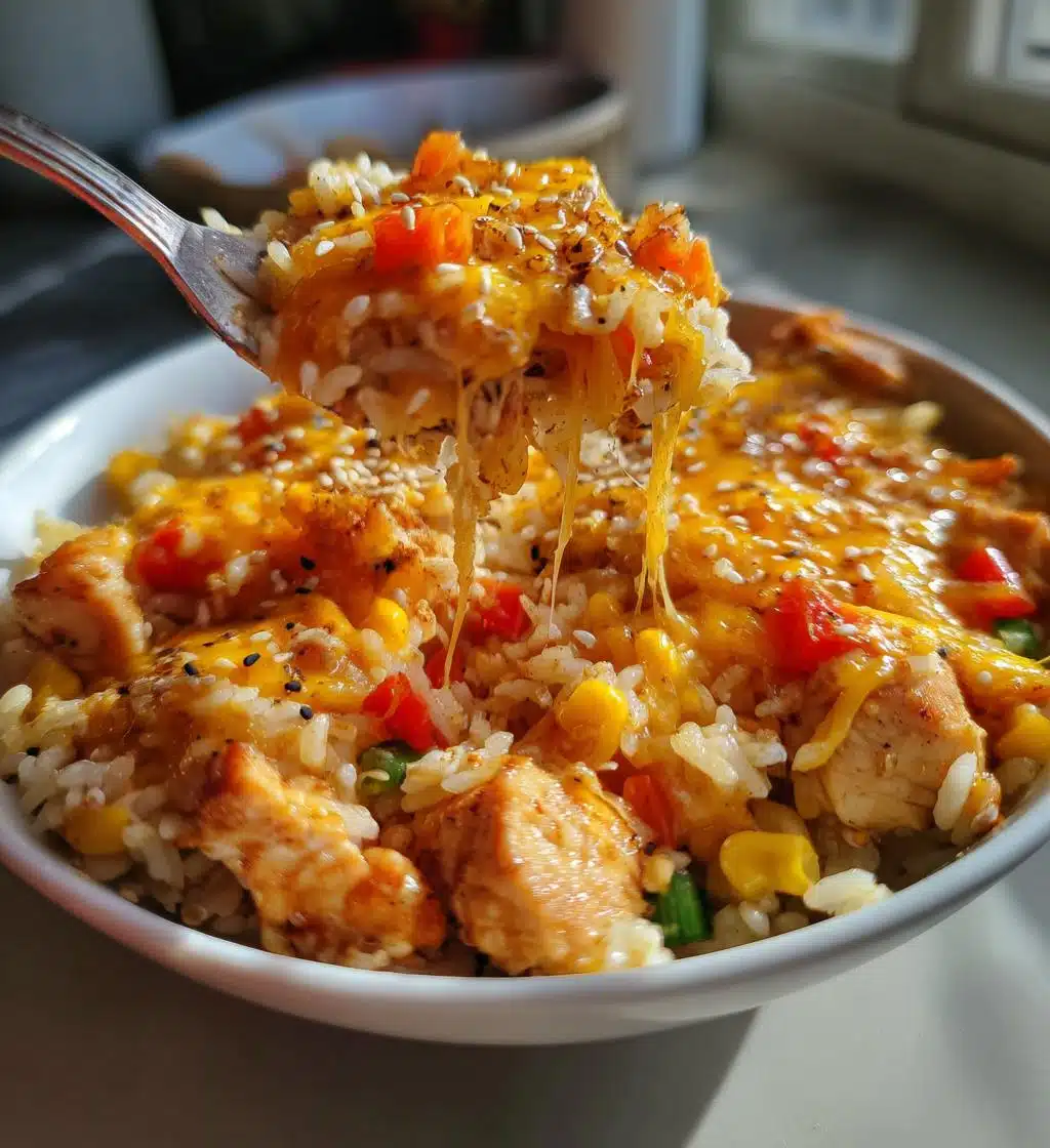 teriyaki chicken and rice casserole - detail 1