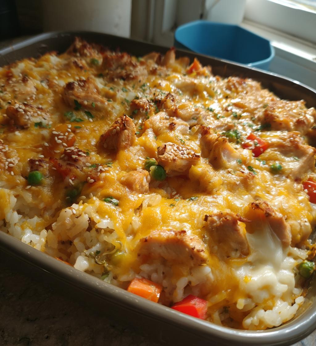 teriyaki chicken and rice casserole