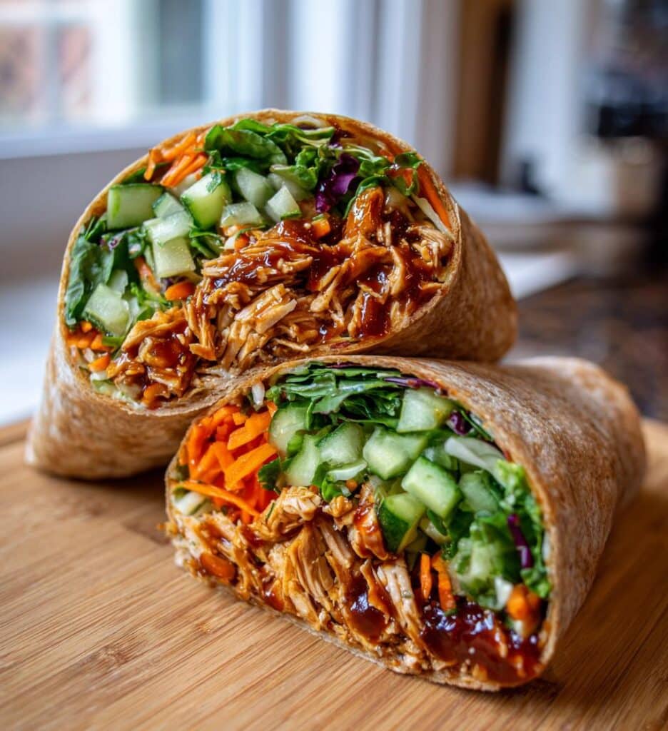 teriyaki chicken protein wrap