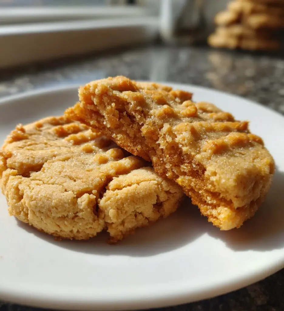 thick and chewy peanut butter cookies