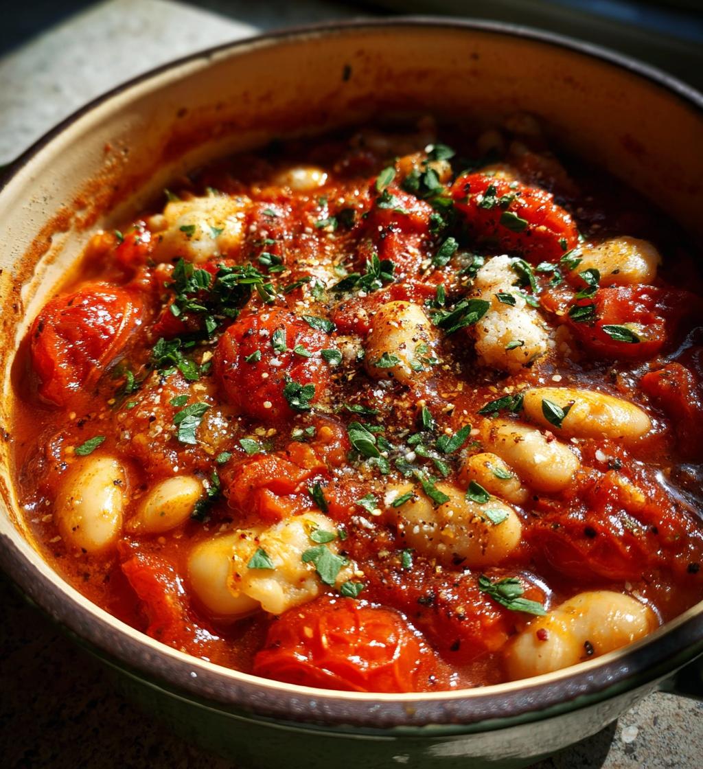 tomato and white bean soup