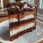 triple chocolate mousse cake