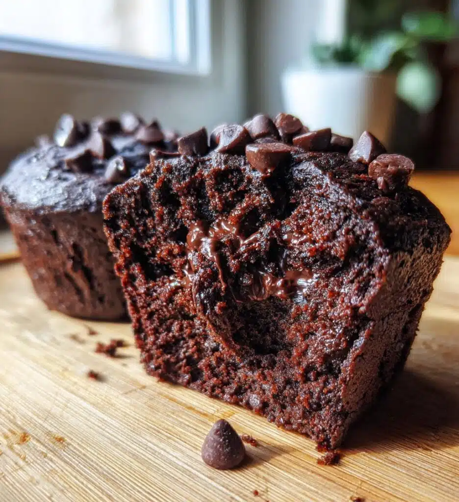 tuxedo chocolate chocolate chip muffins recipe