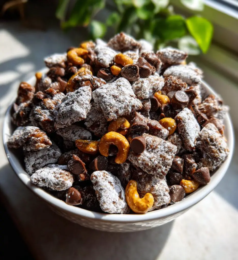 vanilla pudding muddy buddies no peanut butter