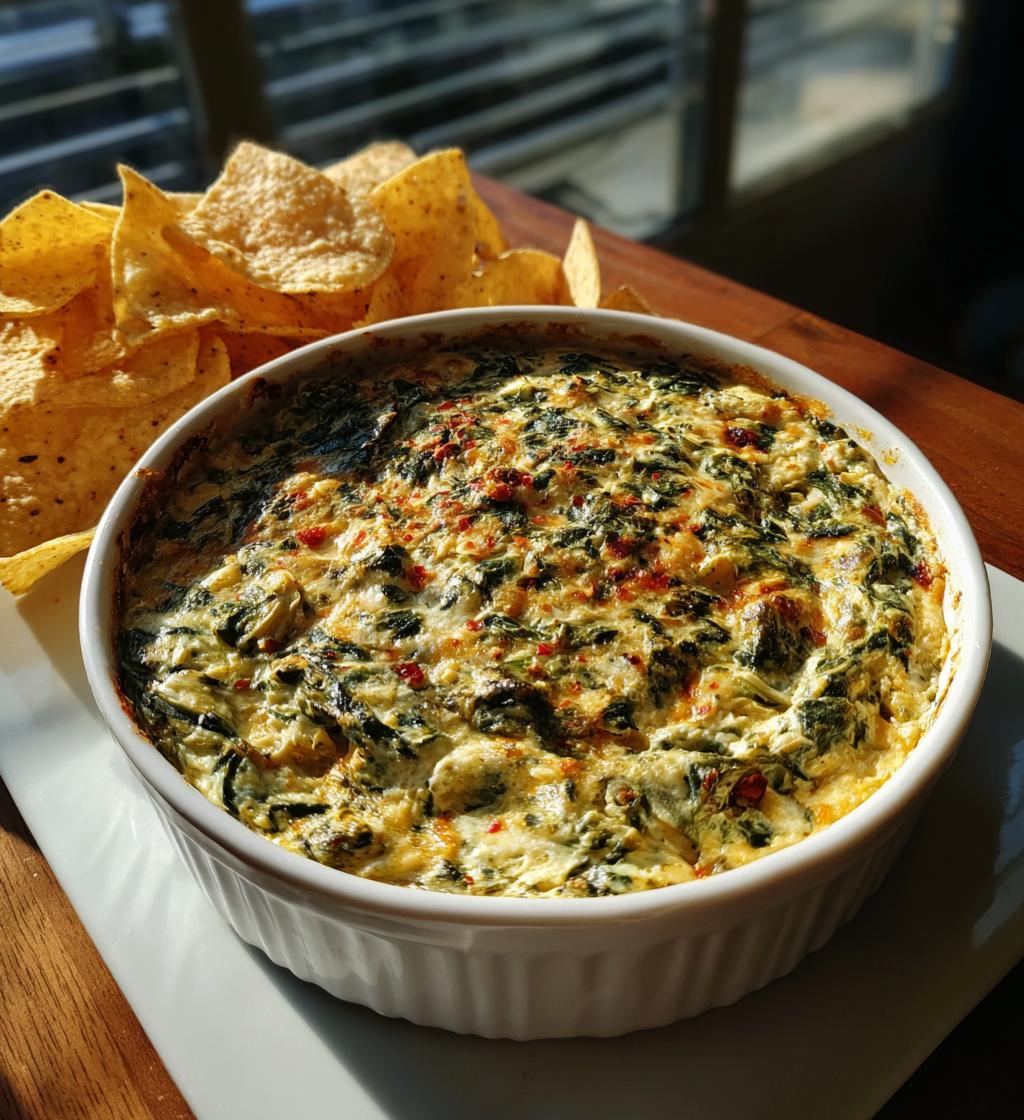 vegan spinach artichoke dip